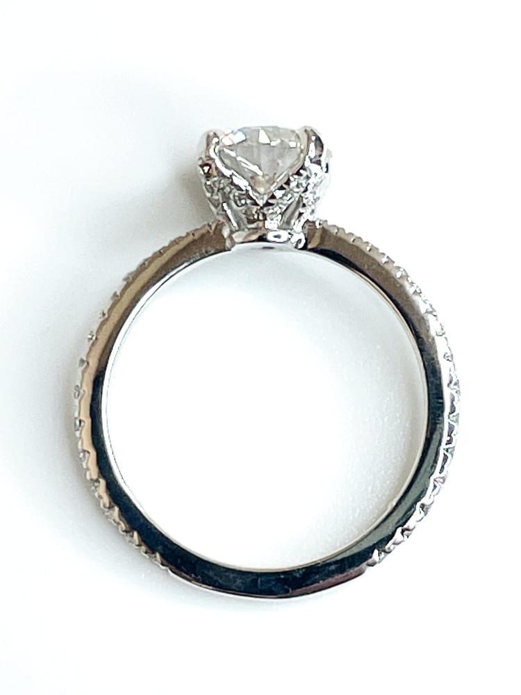 18K White Gold Lab-Grown Diamond Ring 5