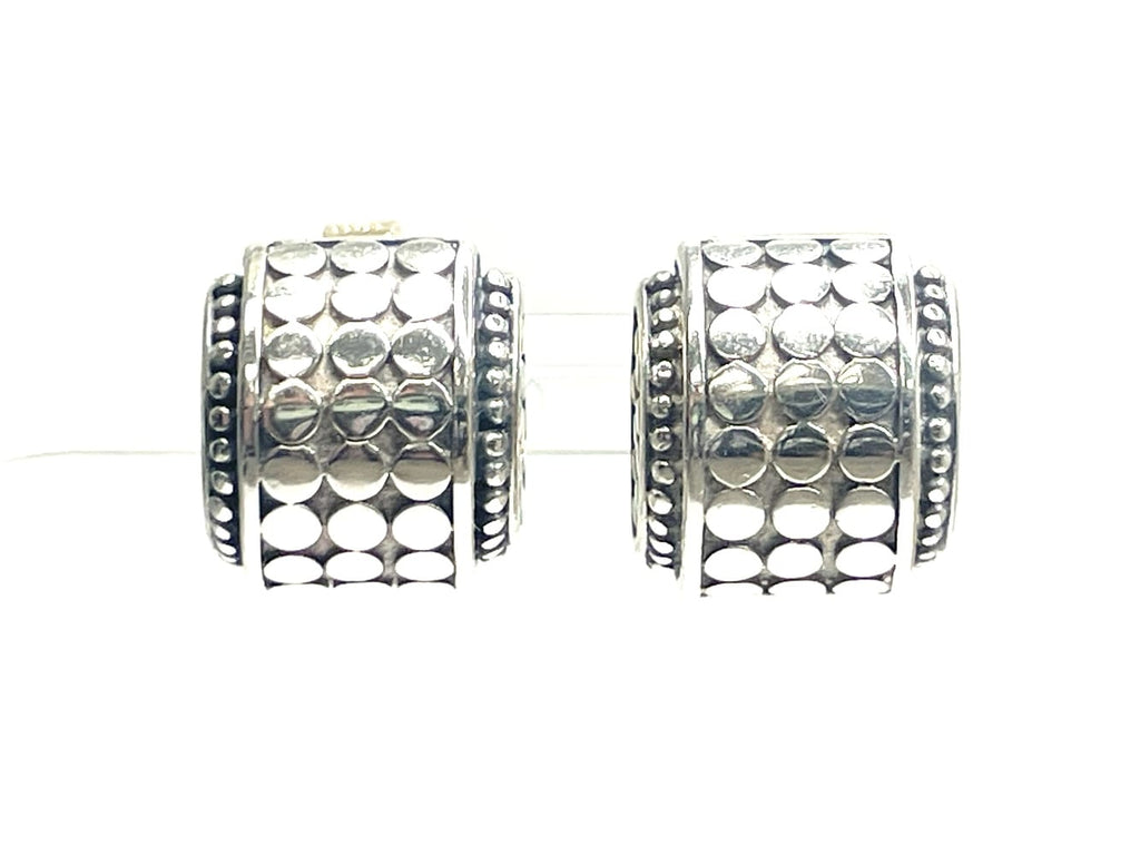 Sophisticated John Hardy Silver Dot Earrings 6