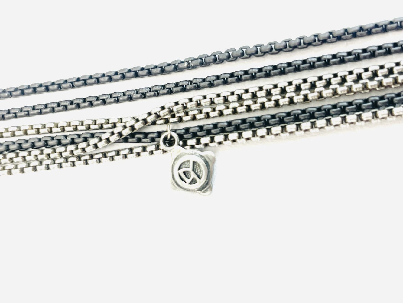 David Yurman Silver Multi-Strand Necklace 4