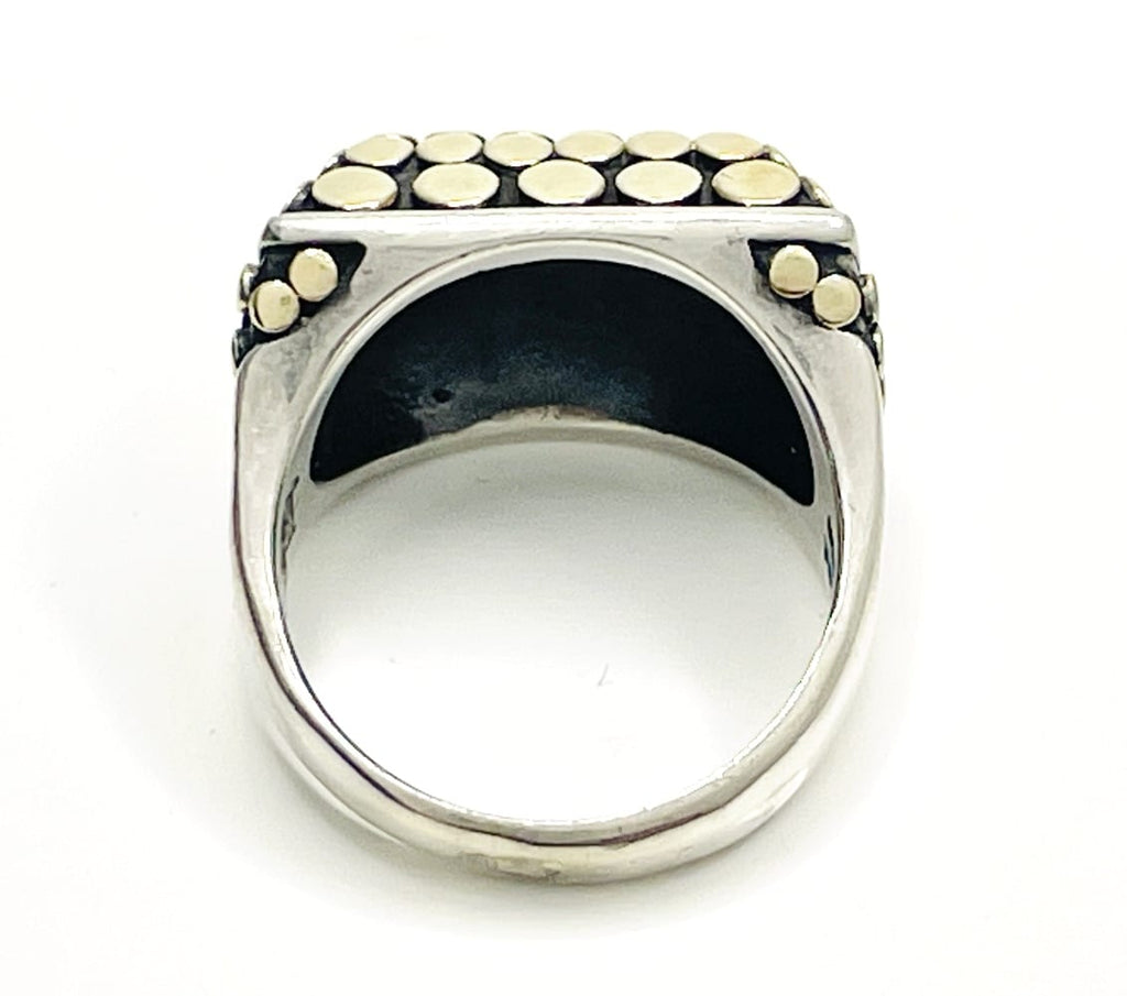 John Hardy Sterling Silver & Gold Ring 4