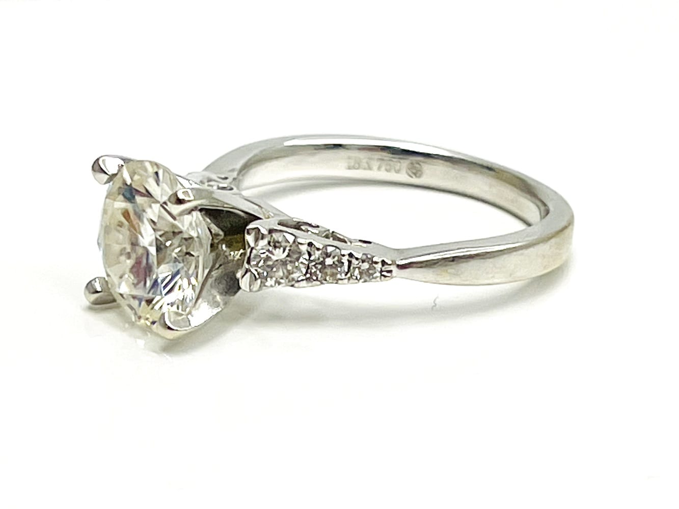 Ethereal Moissanite & Diamond Ring, Size 5 1