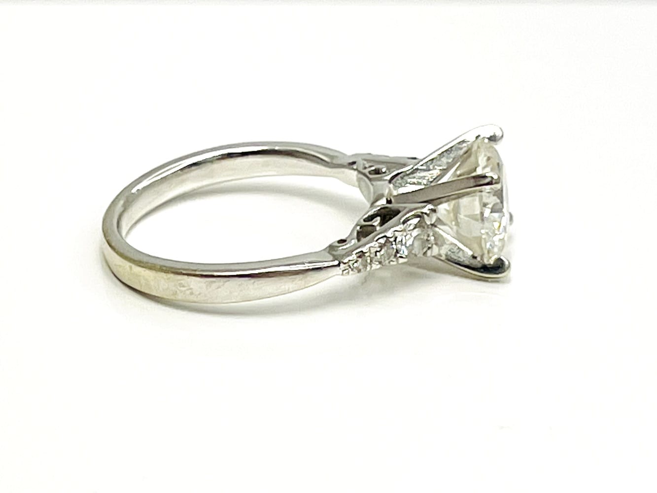 Ethereal Moissanite & Diamond Ring, Size 5 4