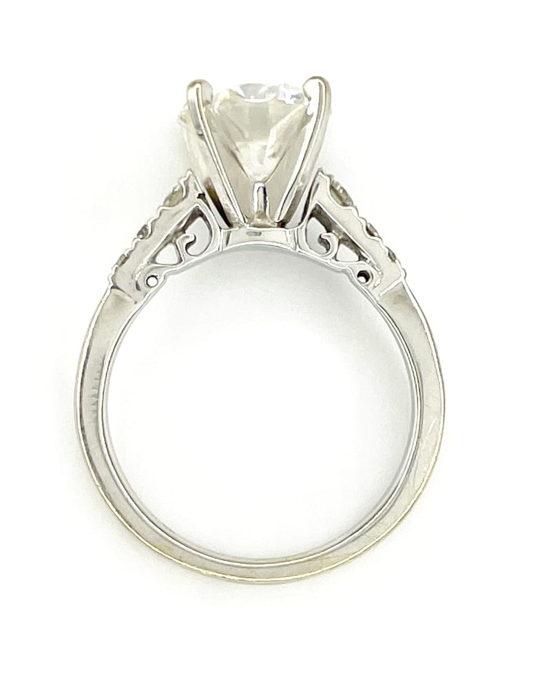 Ethereal Moissanite & Diamond Ring, Size 5 5