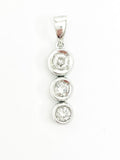 Luminous 3-Stone .50 ctw Diamond Pendant 1