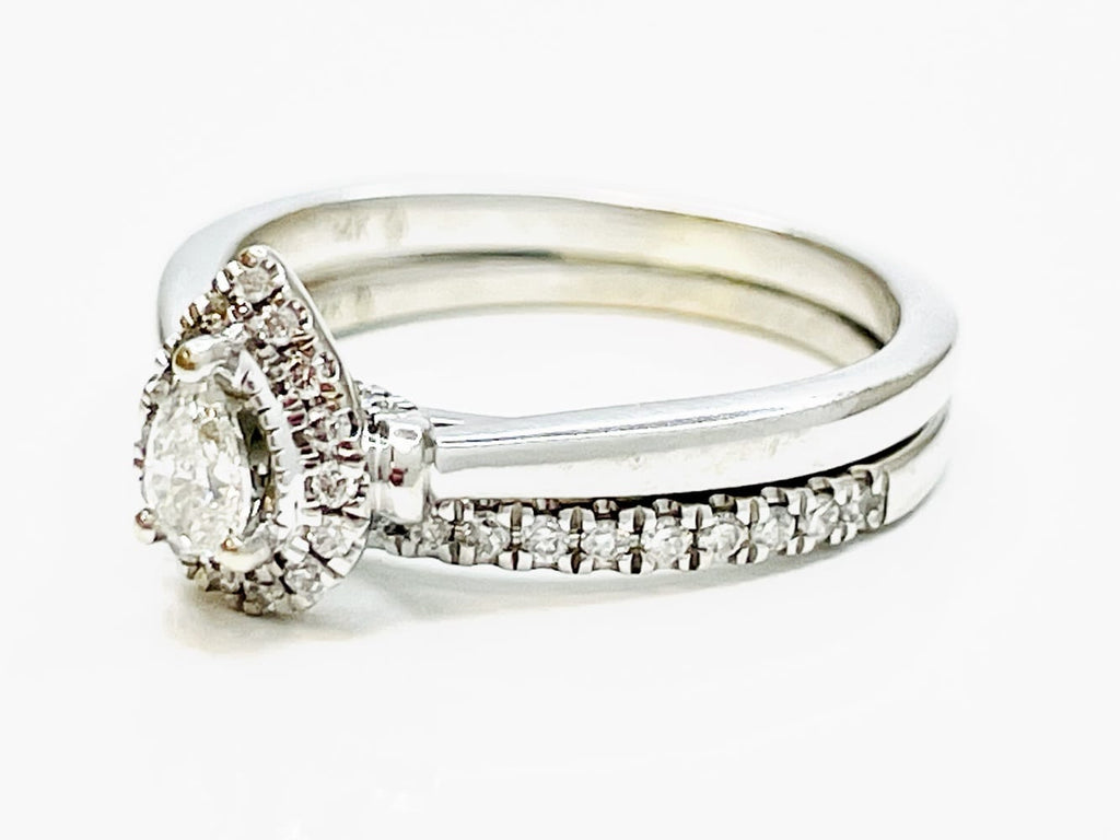 Heart Of Twinkle: 14K White Gold Diamond Ring 1