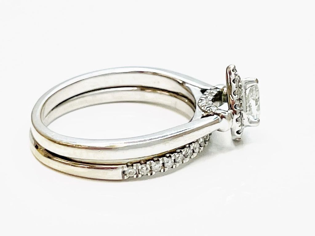 Heart Of Twinkle: 14K White Gold Diamond Ring 3
