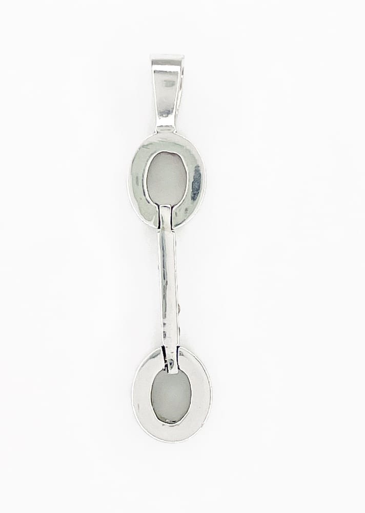 Timeless 18K White Gold Diamond Pendant 2