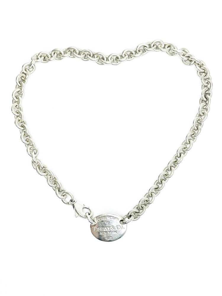 Tiffany & Co Return to Tiffany Tag Choker Necklace 1