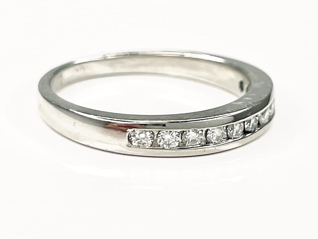 Radiant Platinum Diamond Ring Size 5.5 5