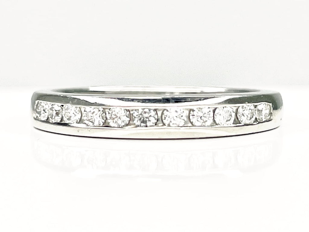 Radiant Platinum Diamond Ring Size 5.5 6