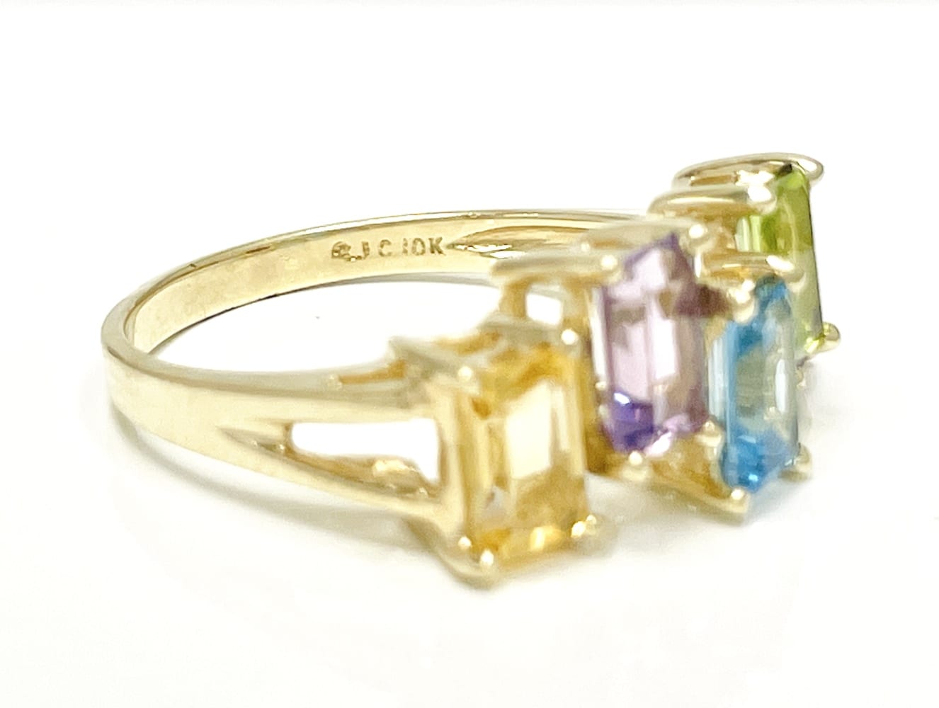 14K Gold Multi-Gemstone Ring 3