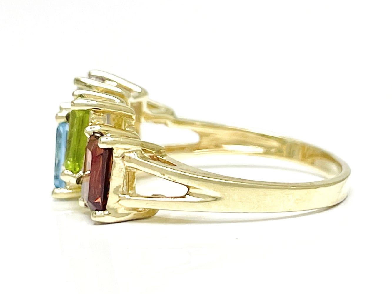 14K Gold Multi-Gemstone Ring 4