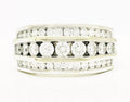 10K White Gold Men's Diamond Ring 1