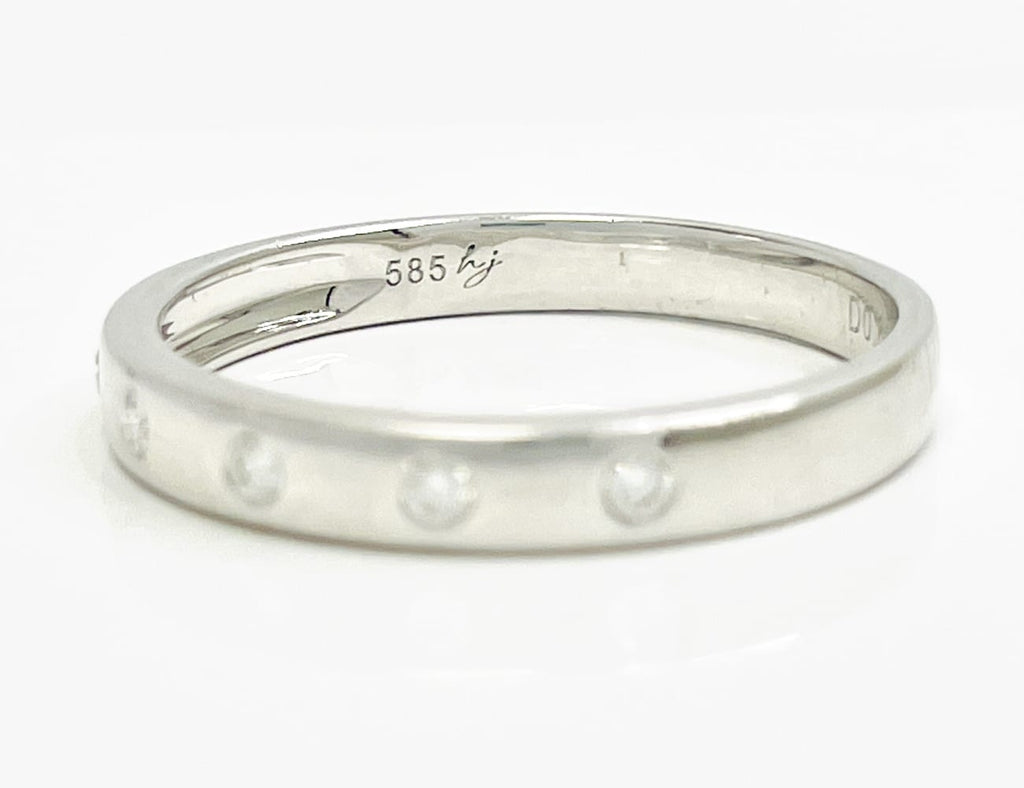 Elegant 14K White Gold Diamond Ring 3