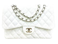 Chanel Jumbo Caviar Classic Flap White 1