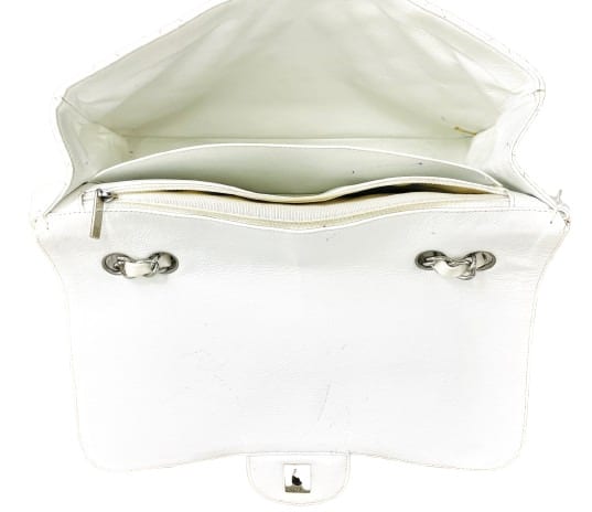 Chanel Jumbo Caviar Classic Flap White 11