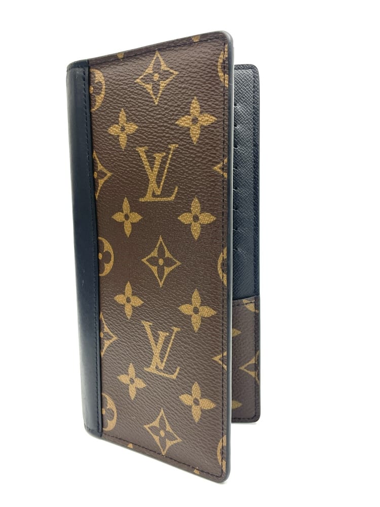 Louis Vuitton Brazza Wallet in Monogram Macassar 1