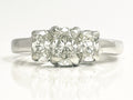 Sparkling 14K White Gold Diamond Ring 5