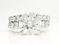 14K White Gold Diamond Wedding Set 1