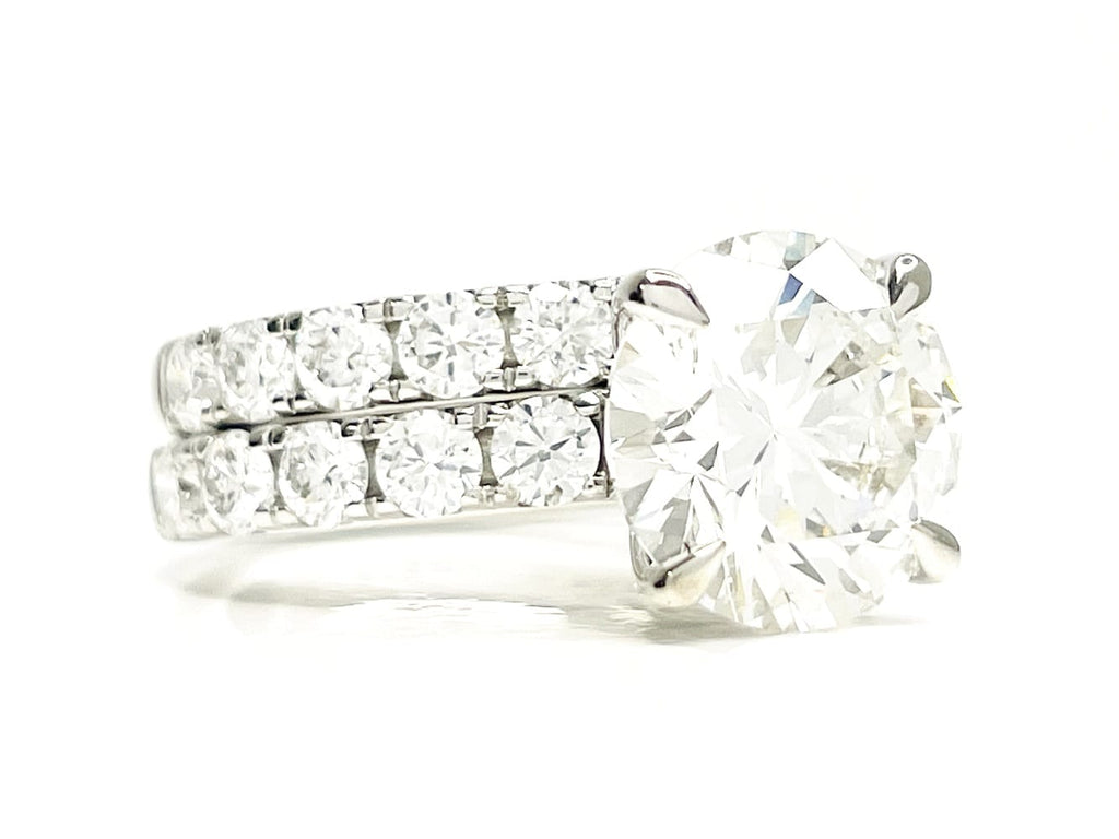 14K White Gold Diamond Wedding Set 2