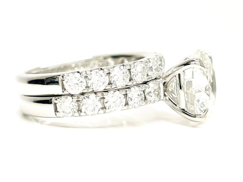 14K White Gold Diamond Wedding Set 3