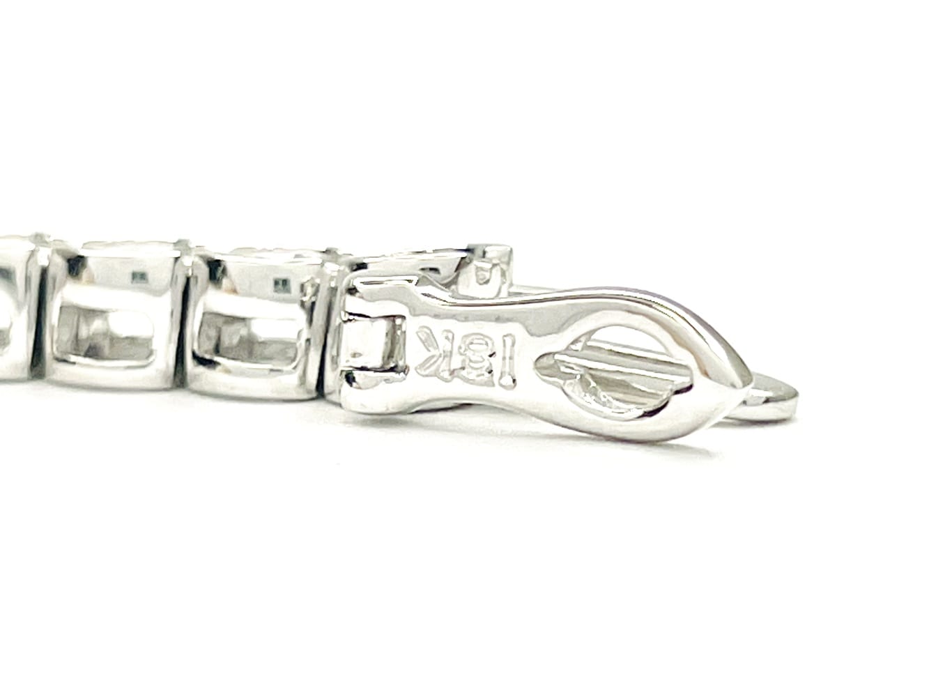 18K White Gold Diamond Tennis Bracelet 3