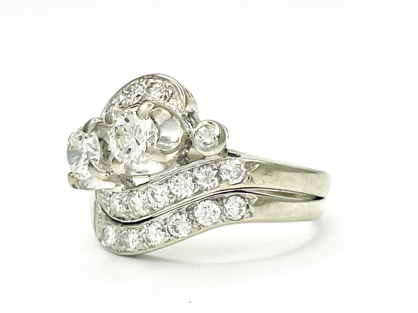 14K White Gold Diamond Ring - 1.40 CTW 3
