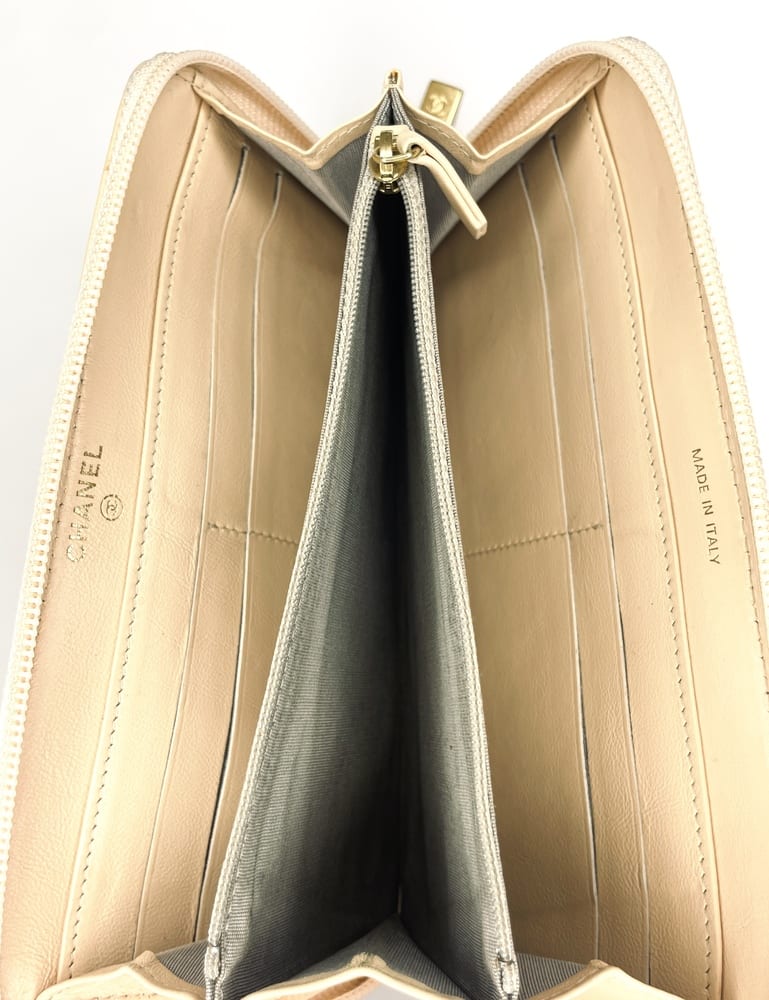 Chanel Coco Mark Caviar Long Wallet 8