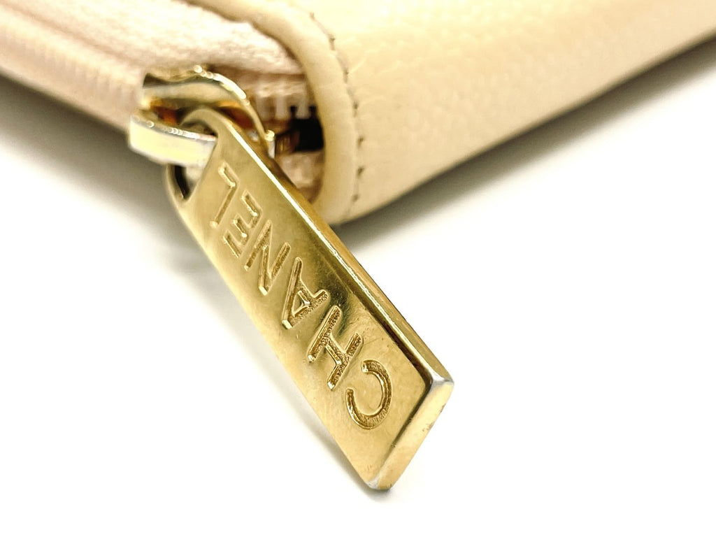 Chanel Coco Mark Caviar Long Wallet 11