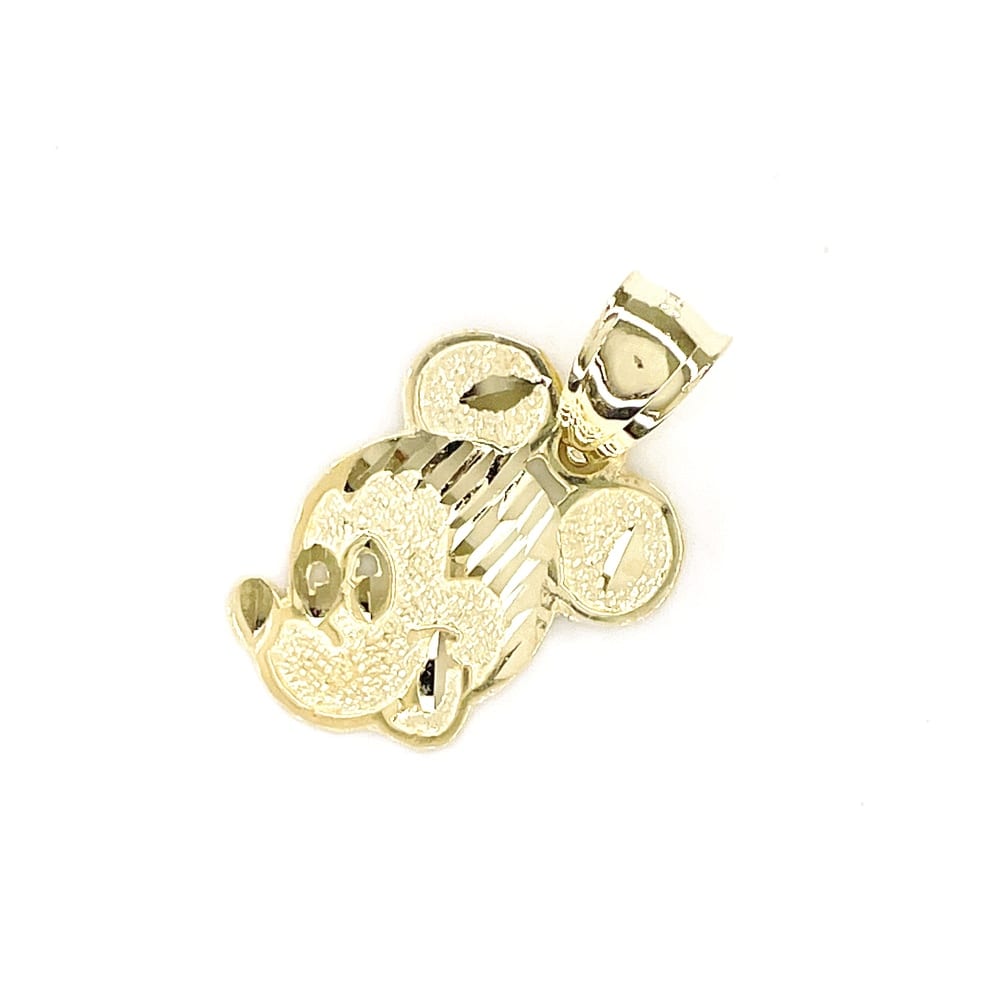 14K Yellow Gold Mickey Charm 1