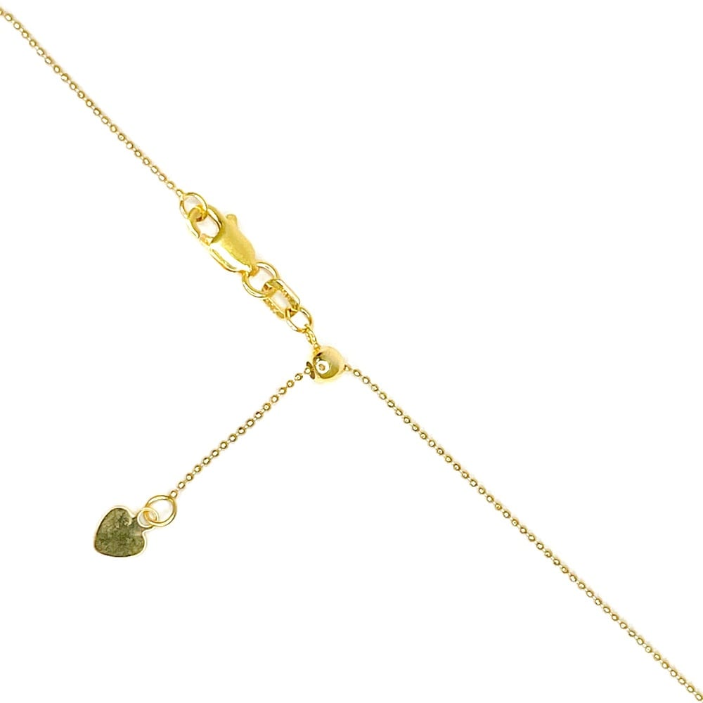 10K Yellow Gold Lariat Y Necklace 3