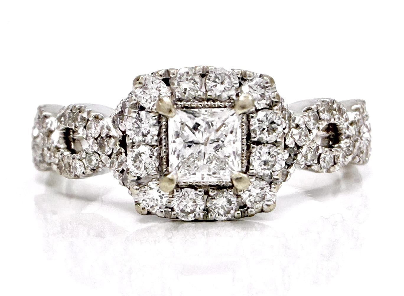 Neil Lane 14K White Gold Diamond Ring 3