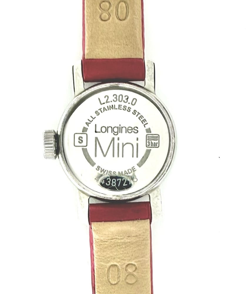 Longines Mini Red Diamond Quartz Watch 5