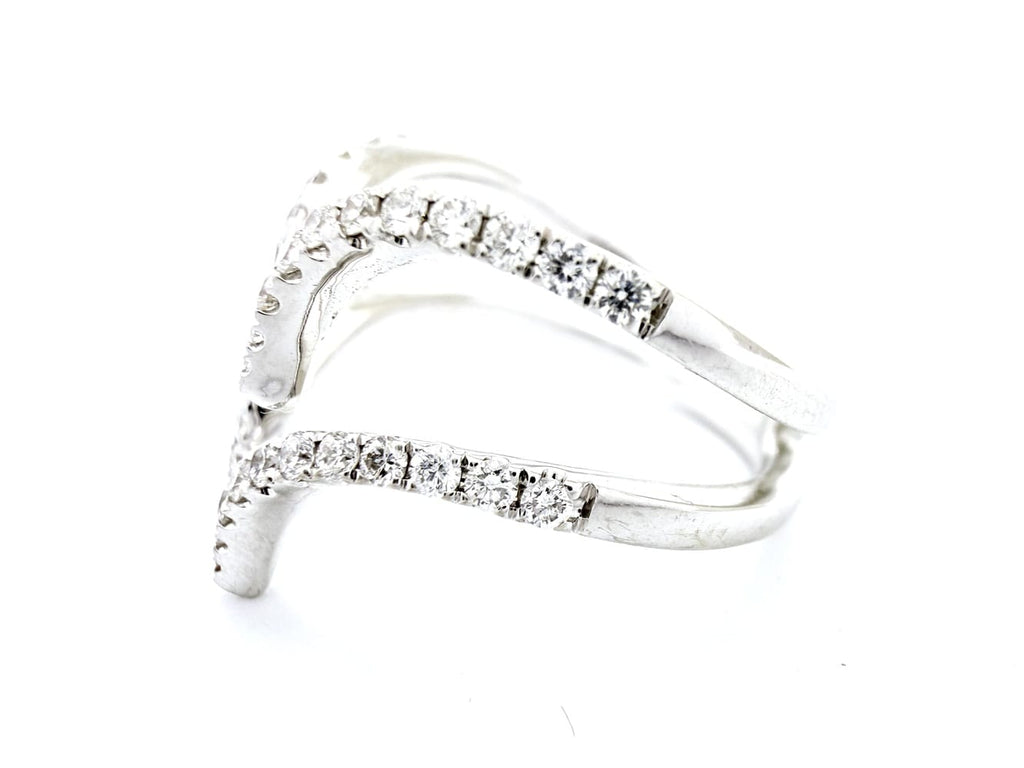 14K White Gold Diamond Ring 0.66 CTW 3