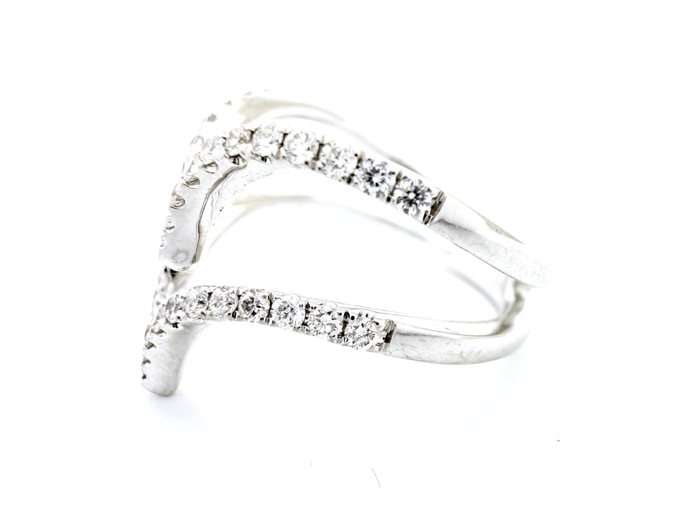 14K White Gold Diamond Ring 0.66 CTW 3